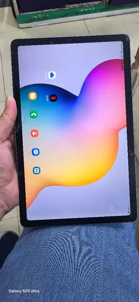 Samsung tab s6 lite 4/128 resmi second mulus
