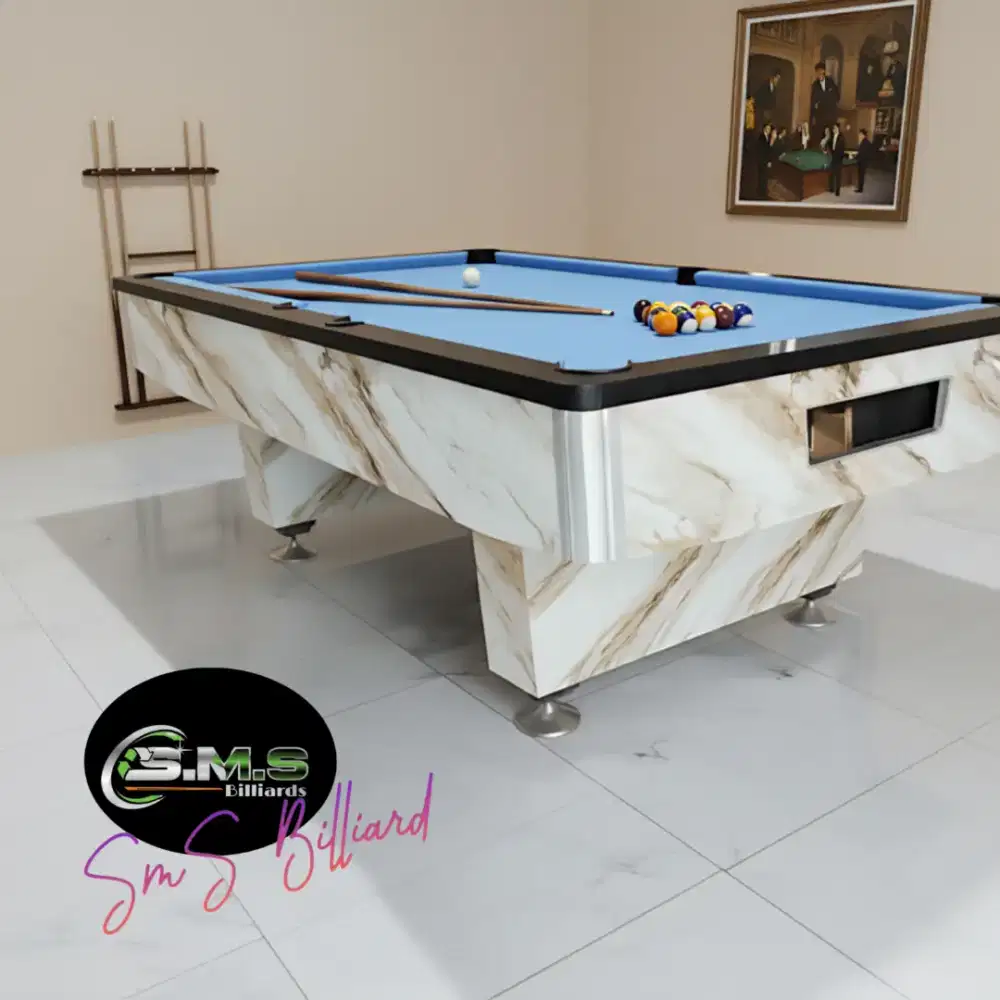 Billiard Table 7 8 9feet Full set Marble Series Edition
Biliar bilyar
