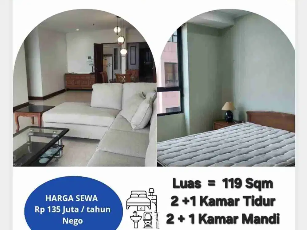 Apartemen Red Top Jakarta Rp 135 Juta / tahun Nego