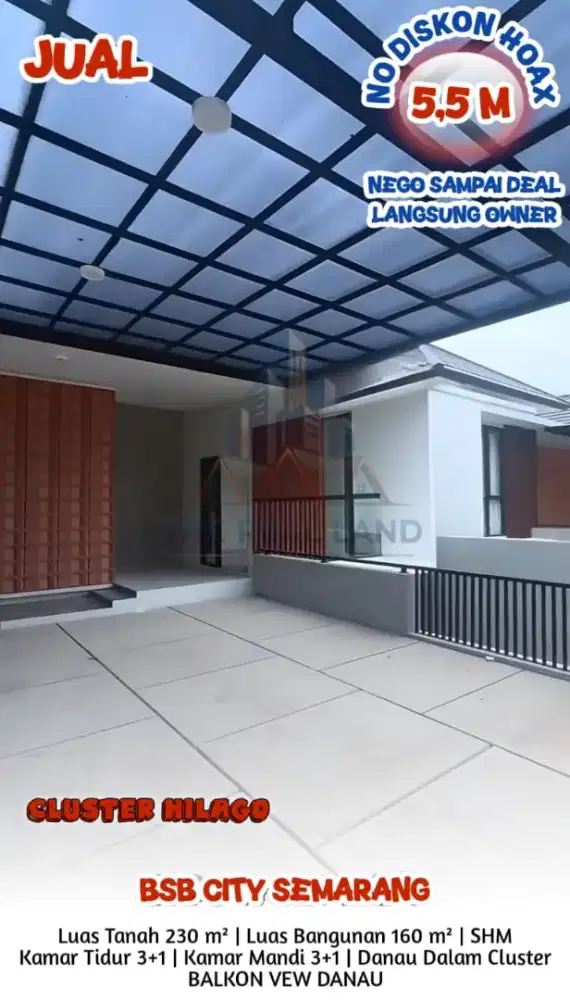 RUMAH DIJUAL KAWASAN BSB SEMARANG BANYAK PILIHAN TERBAIK