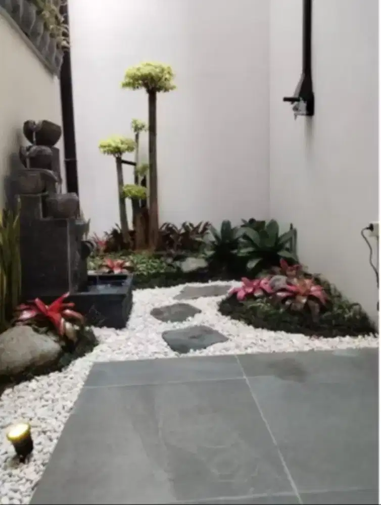 Taman kering minimalis