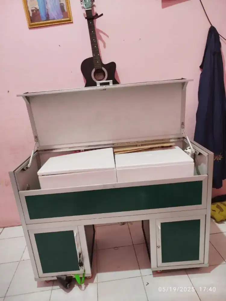 GEROBAK BOOTH JUALAN KELILING, BERKUALITAS, TAHAN PANAS DAN HUJAN