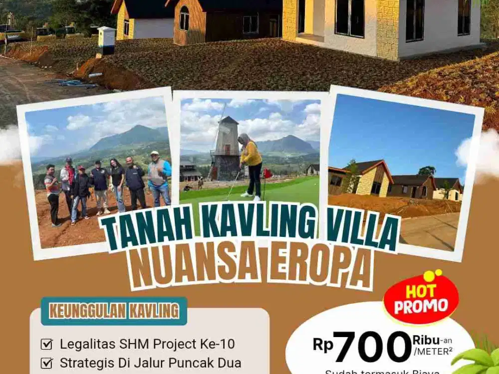 Tanah Villa Murah Dekat Jakarta