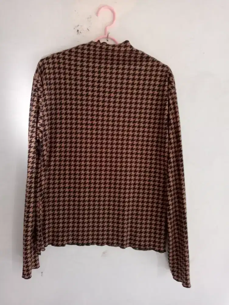 Atasan kaos knit/rajut