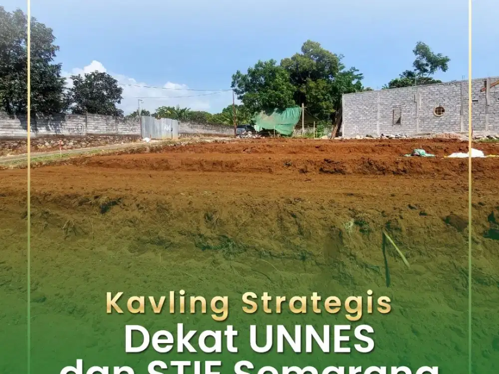 Tanah murah nempel STIE gunungpati