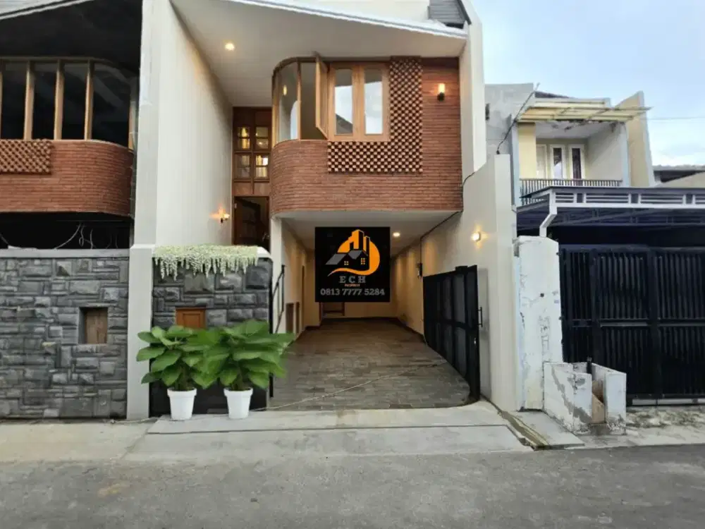 T2.Rumah Baru Design Modern Natural Tropis Di Cipinang - Rawamangun Jakarta Timur