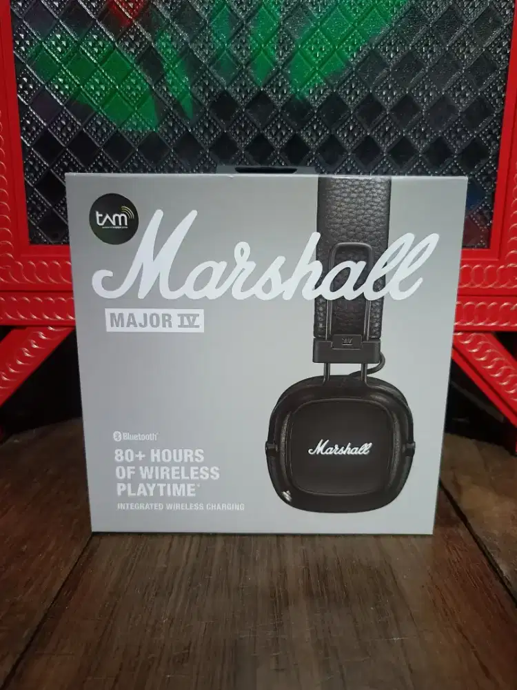Marshall Major IV Black Resmi Baru