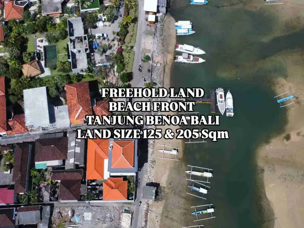 Tanah Beachfront di Tanjung Benoa Kuta Selatan Badung Bali