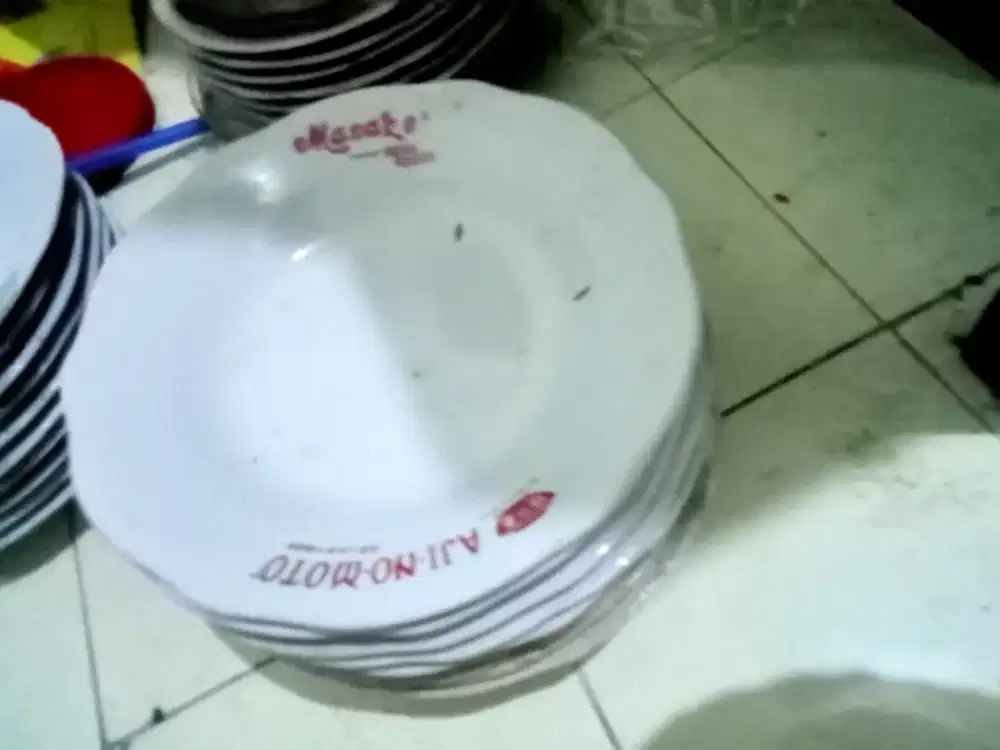 selusin piring makan