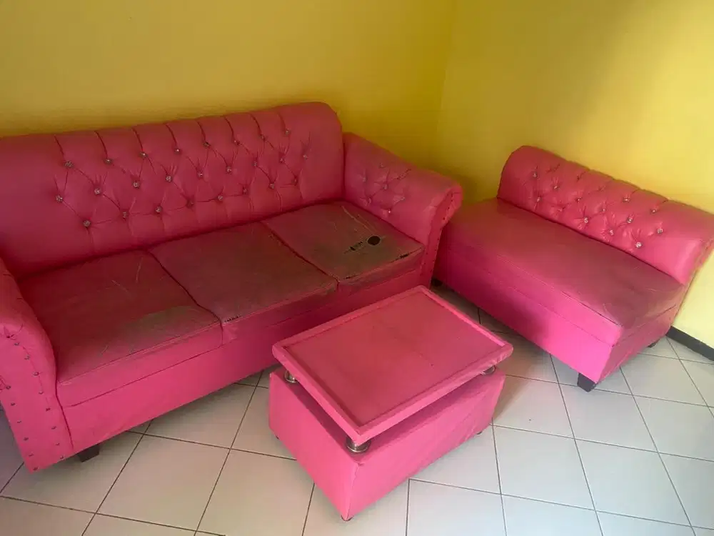 Sofa 5 dudukan + meja set
