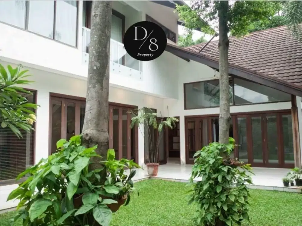 Rumah KEMANG, Lt 1000m2, Lb 1400m2, Swimming Pool, 5KT Luxury, Lantai Marble, only 28M