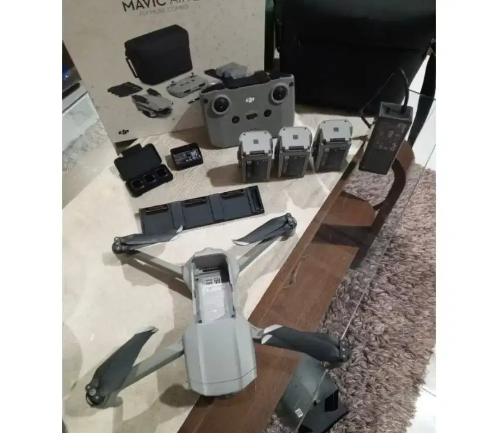 Drone Dji Mavic Air2 Combo 3 Battere Lengkap Dus Like New