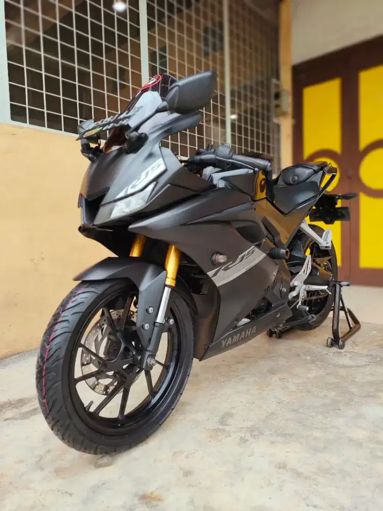 Yamaha R15 / YZF R 15 V3 2021, Black Premium Doff, Unit Mulus Terawat.