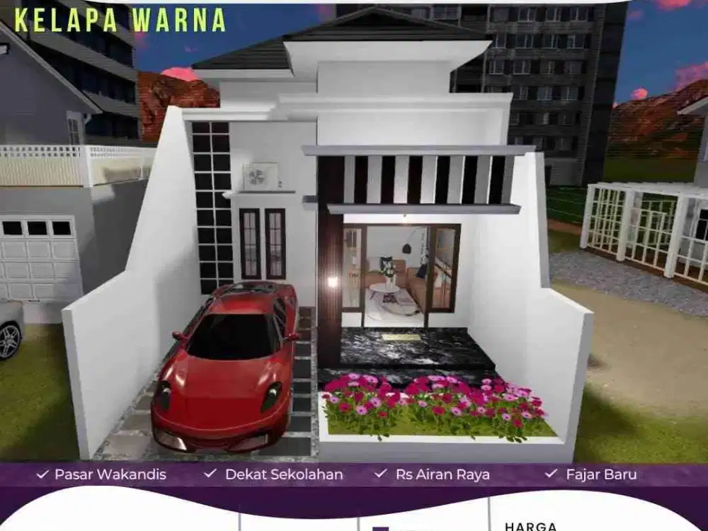 RUMAH CLUSTER TERMURAH DEKAT KANTOR KECAMATAN TANJUNG SENANG