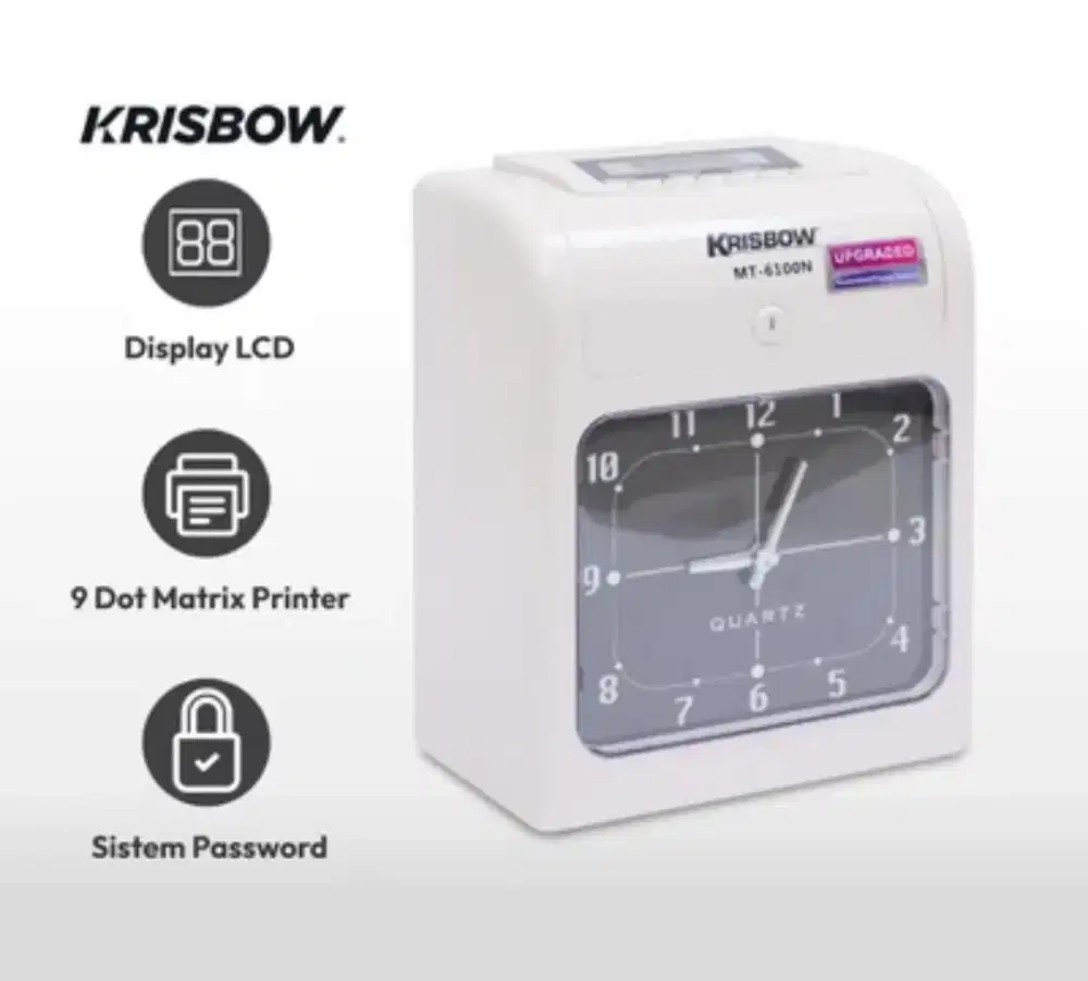 Time Recorder Krisbow Tr-6100