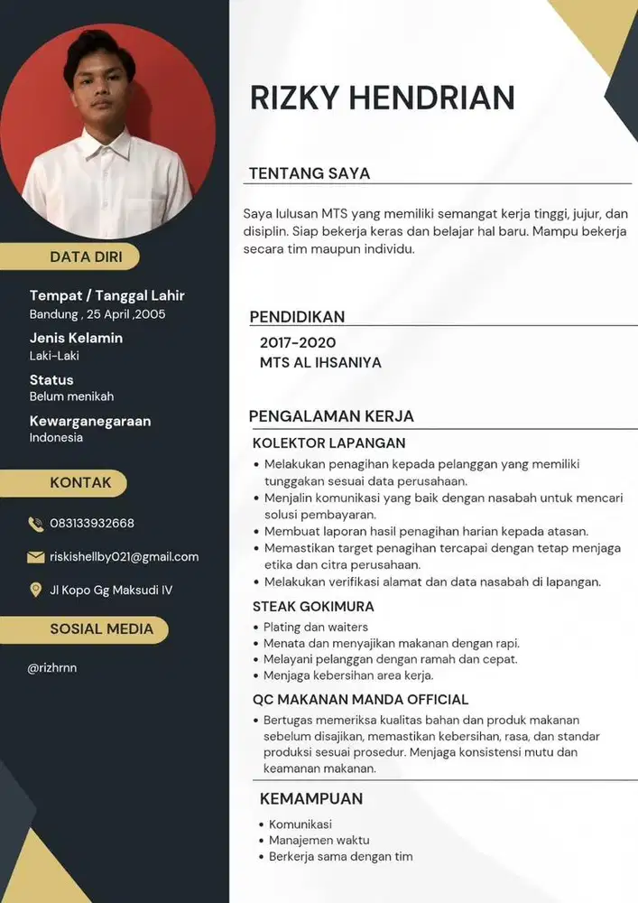 mencari kerja bandung kota