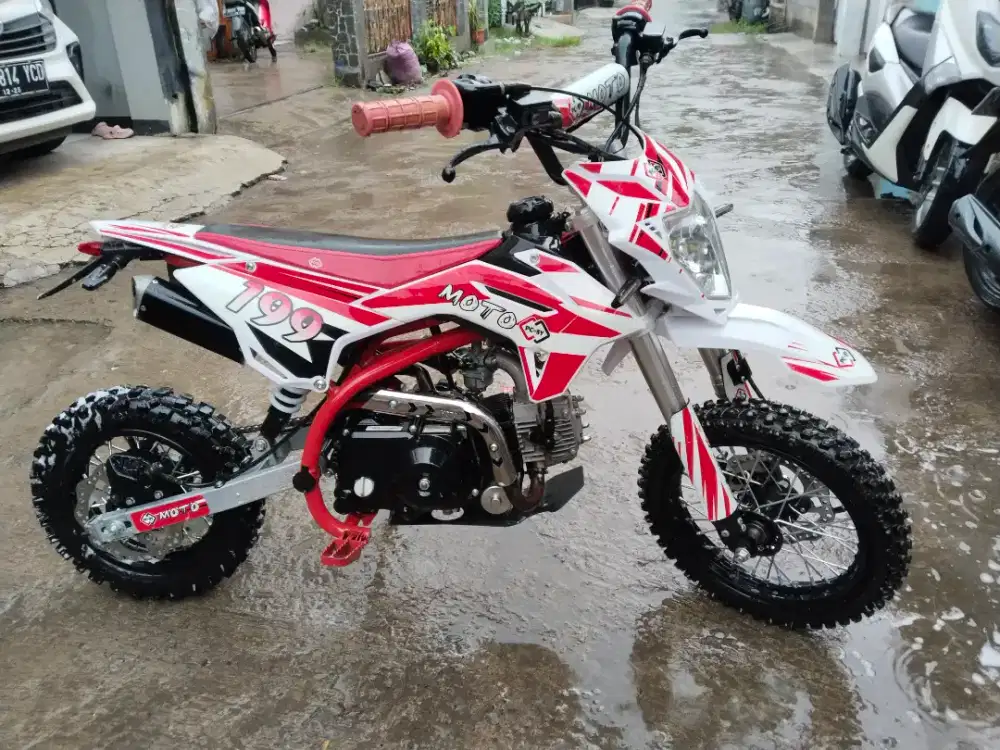 Mini trail baru 2bulan 90% kaya baru 50cc matik stater