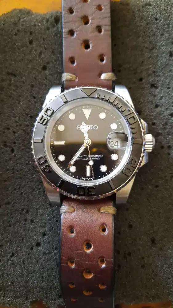 Jam tangan seiko automatic mod kondisi bagus dan mulus
