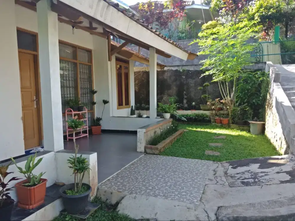 Murah! Rumah lama luas tanah besar sejuk dekat hutan view Bandung