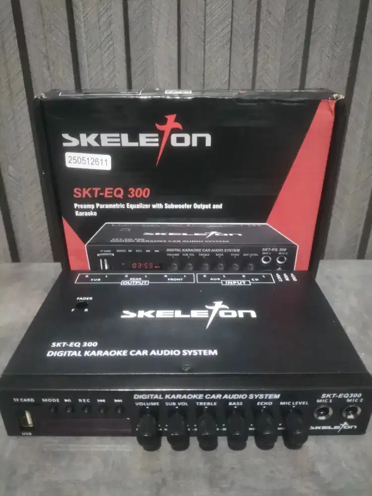 Parametric equalizer mobil skeleton EQ 300 Bluetooth