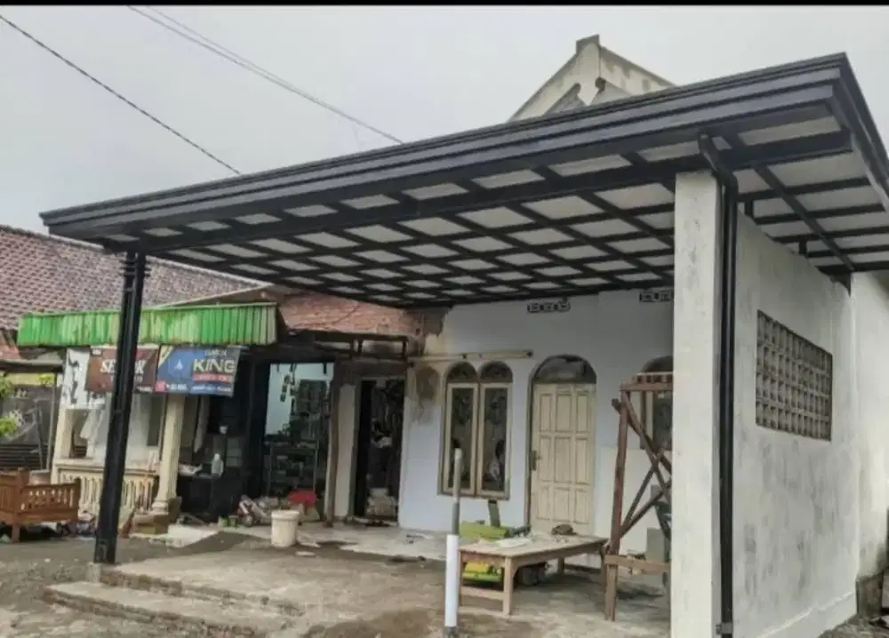 Kanopi teras plavon GRC