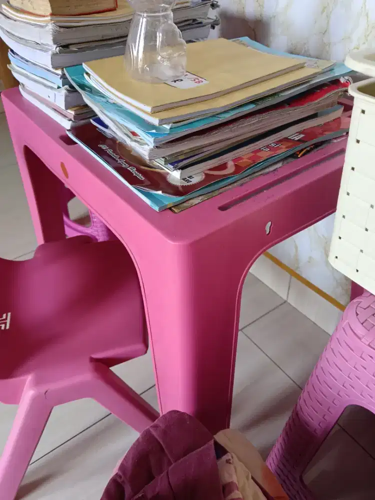 Meja belajar anak + kursi