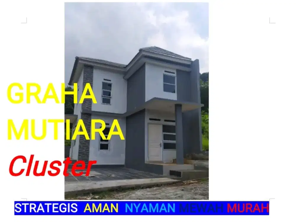 DIJUAL RMH 2 LT DI SALATIGA  CLUSTER DKT SMA 1 , UKSW DLL