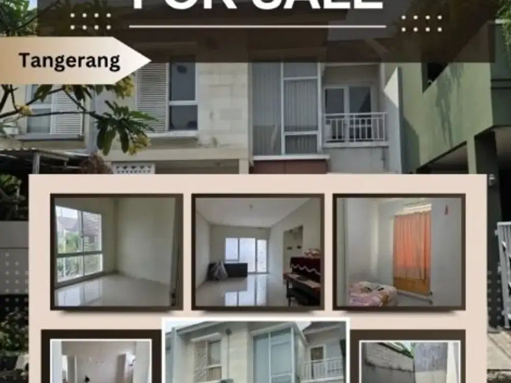 Dijual Rumah Bagus dalam Cluster Banjar Wijaya Tangerang Kota