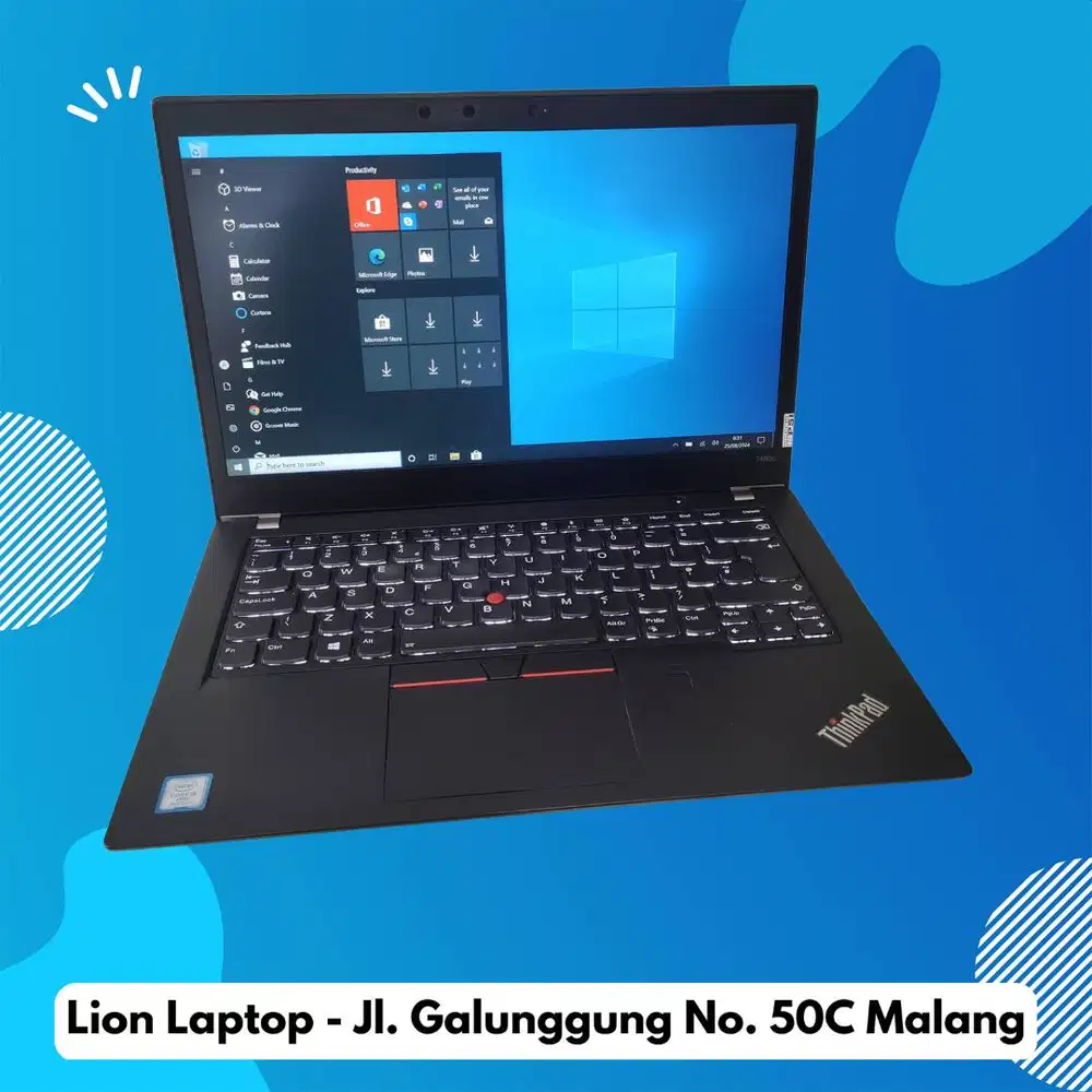 RAM 8GB Core i5 gen 8 Touchscreen Lenovo Thinkpad T480s SLIM [27|10]