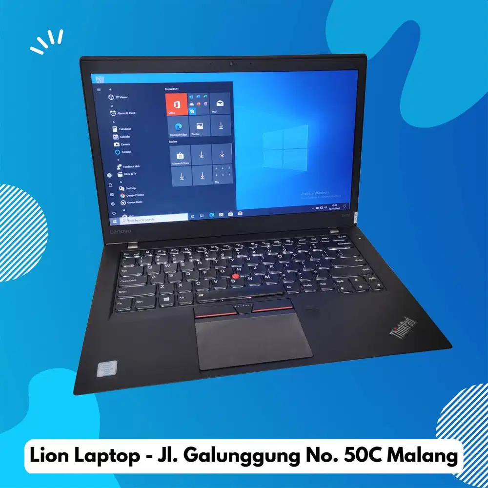 RAM 8GB SSD 256GB Core i5 Slim Lenovo Thinkpad T460s [27|10]