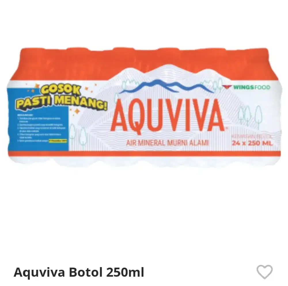 Aquviva 250 ml isi 24pcs