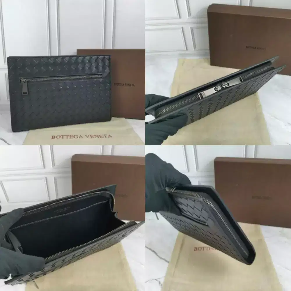 Handbag pouch clutch bottega slim bv sulam anyam #3