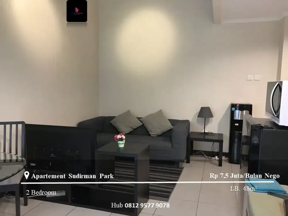 Disewakan Apartement Sudirman Park Low Floor 2BR Full Furnished
