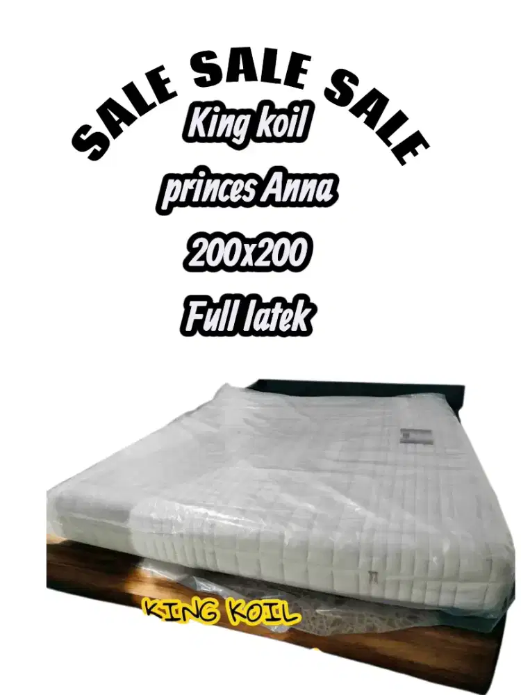 King koil full latex princes Anna