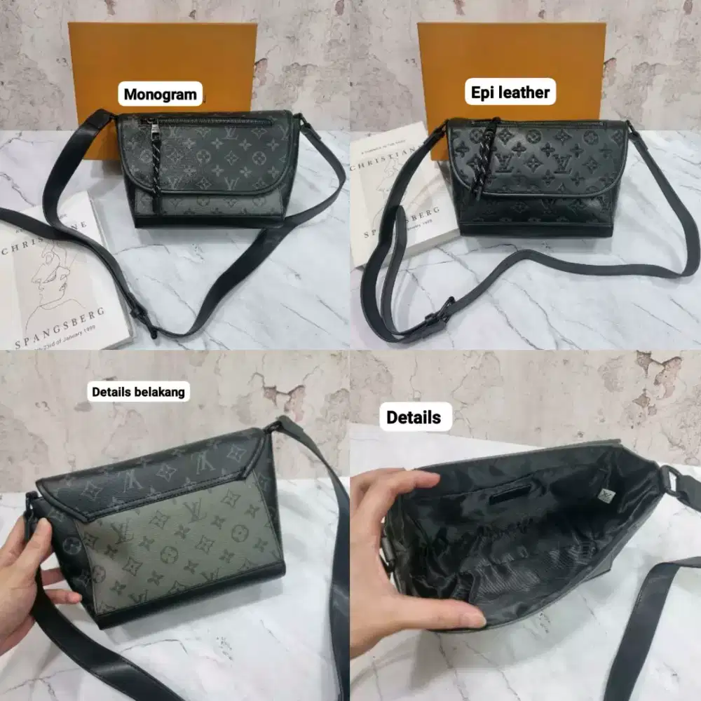 Tas LV pulse messenger monogram or epi slingbag