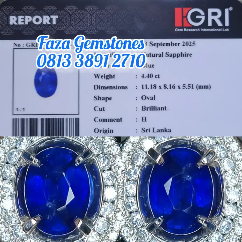 Hq Blue Sapphire Srilanka like peacock Blue Color, good performance