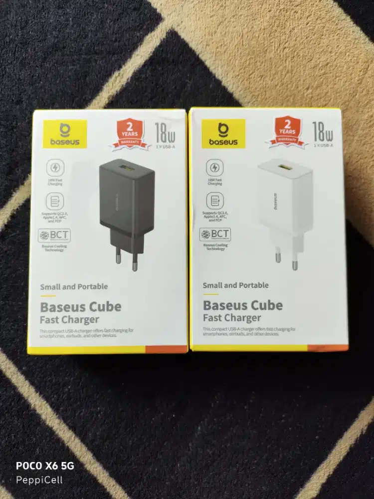 Adapter Charger Baseus 18W USB NEW