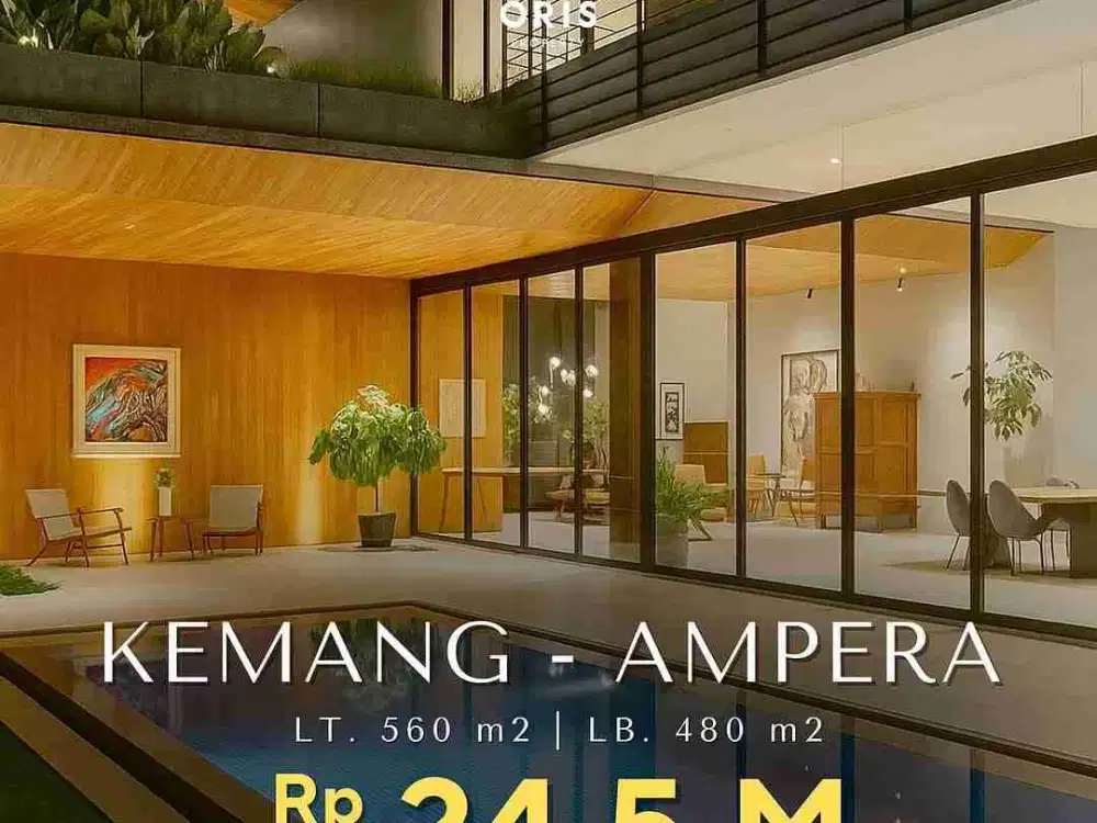 Kemang Ampera Full Renovated Modern Tropical House Full Kayu Jati