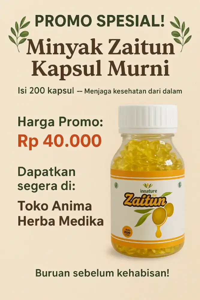Minyak Zaitun 200 Caps