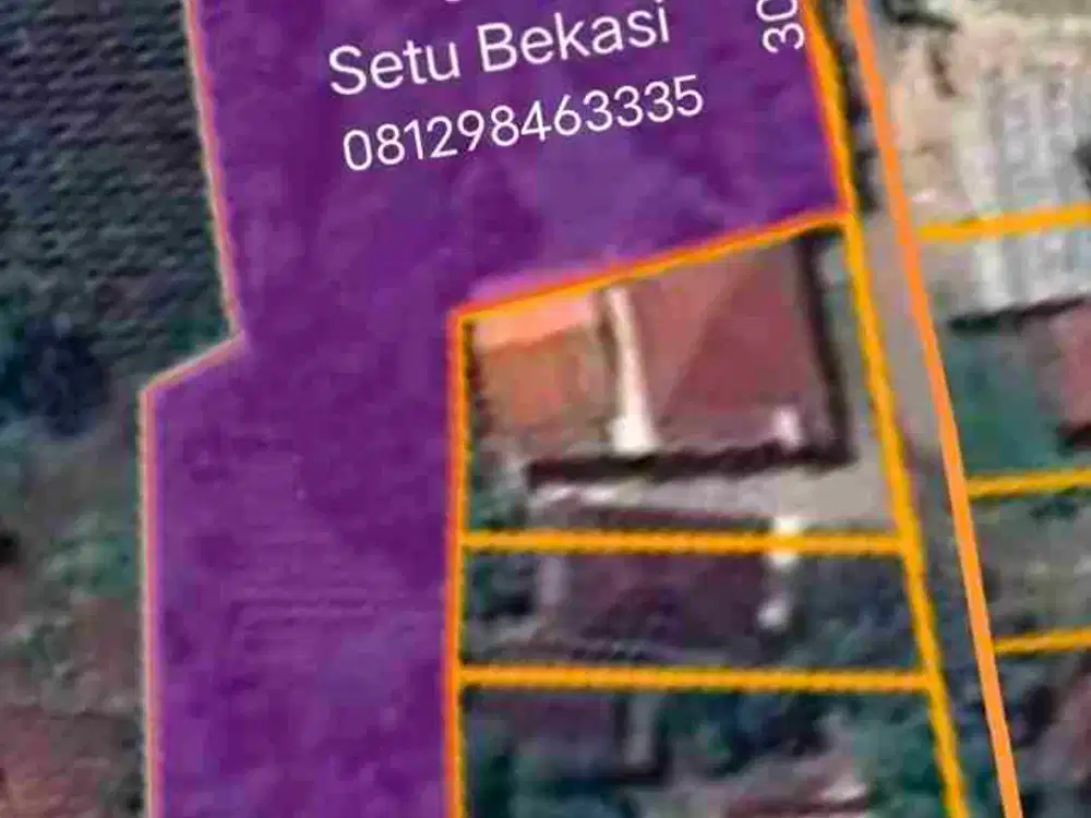 Dijual tanah di Burangkeng Kecamatan Setu Kabupaten Bekasi