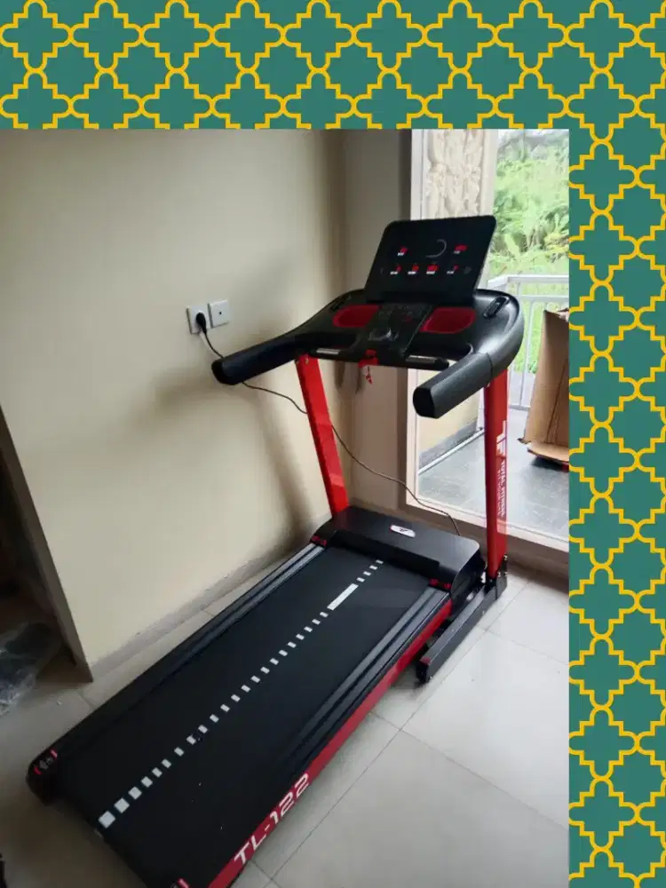 Big treadmill elektrik TL-122 alat kebugaran VJO-694