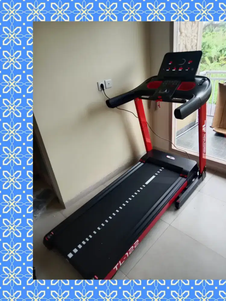 Big treadmill elektrik TL-122 alat kebugaran VJO-694