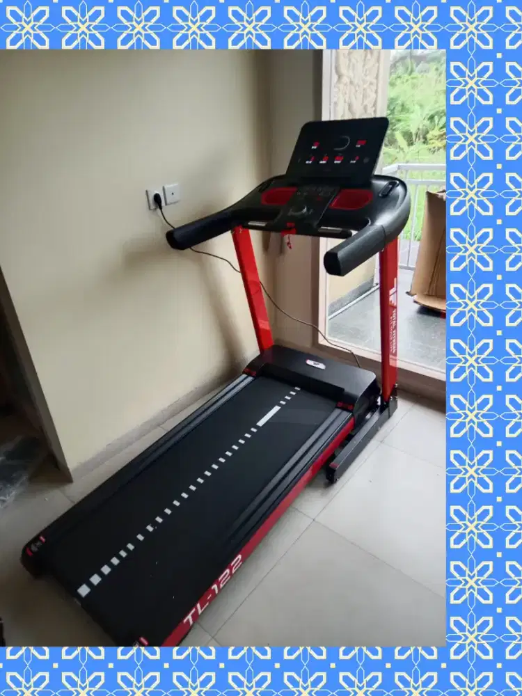 Big treadmill elektrik TL-122 alat kebugaran VJO-694
