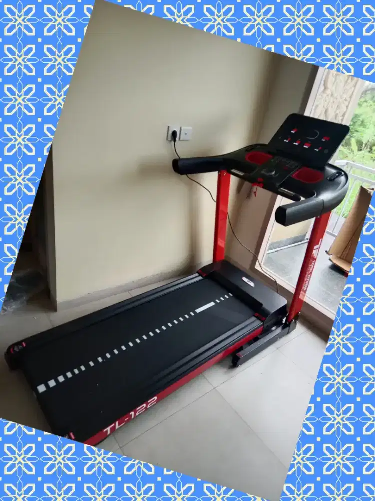 Big treadmill elektrik TL-122 alat kebugaran VJO-694