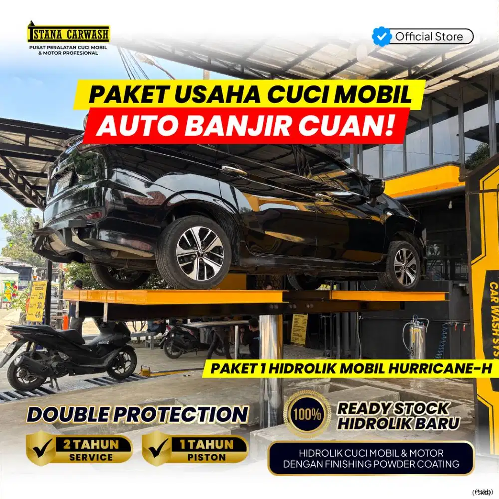 Paket Usaha Cuci Mobil Hidrolik 1 Unit
