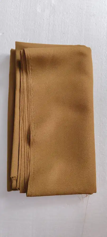 Kain Satin Duchess / Bridal Premium, Coklat Karamel, 1,25mX1, 5m