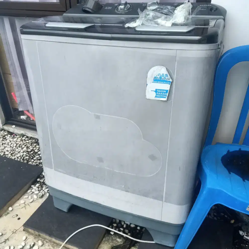 Mesin cuci sanken 2 tabung
