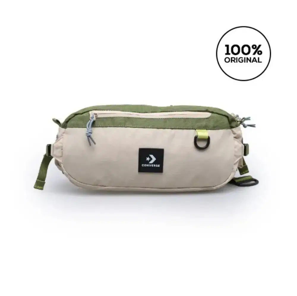 Converse Waist Bag Tas Sling Hijau/Cream Original