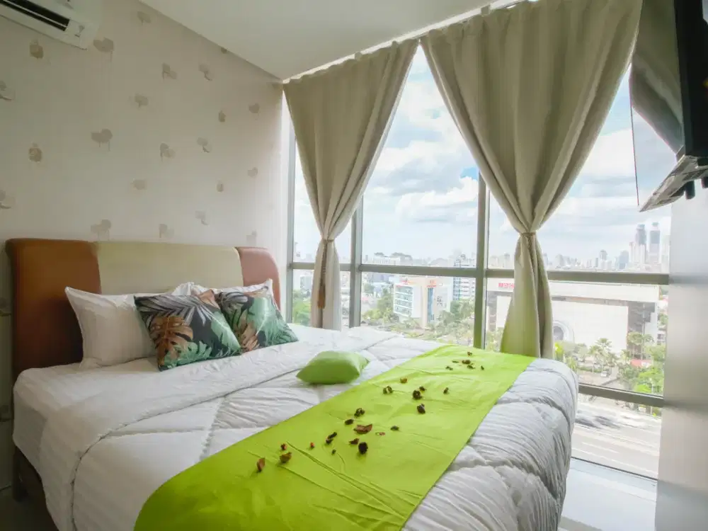 Apartemen GP Plaza 2 BR Full Furnished Dekat Slipi, Pelni, dan Binus