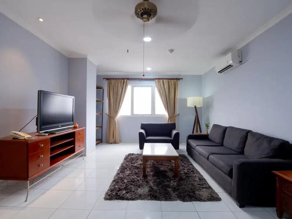 Sewa 2+1 BR Apartemen Permata Senayan - Palmerah, Jakarta Barat